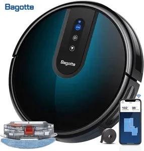 Bagotte BG750 Eu Warehouse Nass-und Trocken automatik Intelligenter Reinigungs boden Kaufen Sie China-Preise Smart Mop Robot Staubsauger