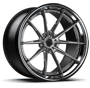 <span class=keywords><strong>ล้อ</strong></span>ปลอม18 19 20 21 22 24นิ้ว2pieces-forged ตกแต่งหน้าผ้าซาตินสีเทาด้วยเงา<span class=keywords><strong>ปัด</strong></span>สีเทาลิปด้านนอ<span class=keywords><strong>ก</strong></span> - Product Image 2