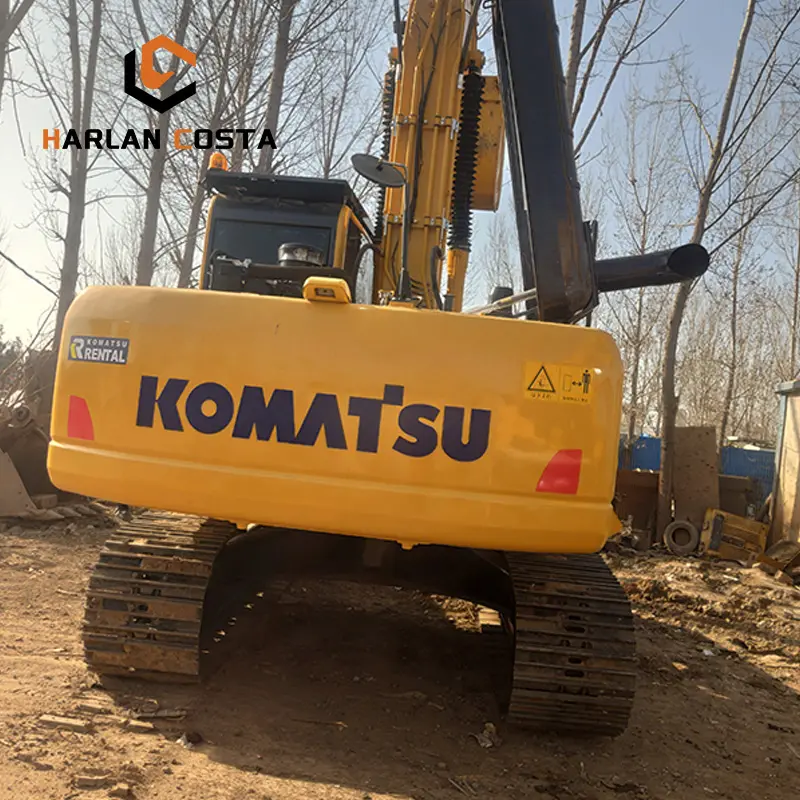 Kullanılan japonya orijinal 20 ton Komatsu PC200 ekskavatör PC 90 110 120 130 200 220 300 hidrolik paletli ekskavatör