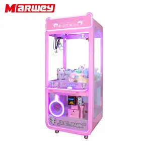 Factory Price Wholesale Coin Operated Gift Prize Crane Machine Plush Toy Grabbing Vending Claw Crane Machine