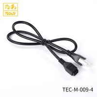 2576 TEC-M-009 Câble d'alimentation 12V DC basse tension avec connecteur femelle Mini-Fit 6 broches 20AWG 2C, conducteur en cuivre, isolation PVC, OEM