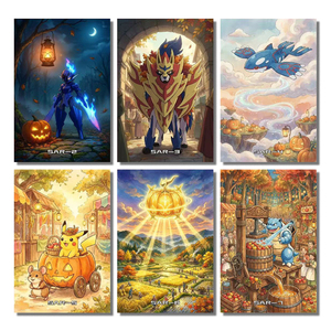 YQ personnalisé en gros cadeau bande dessinée Eif bébé cartes à collectionner moelleux <span class=keywords><strong>petit</strong></span> monde acrylique Art conseil Pokemoned Booster boîte jeu de société - Product Image 5