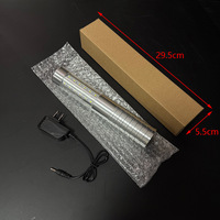 Bâton lumineux LED rechargeable et réutilisable en métal et acrylique, stroboscope RGB, étincelleur électronique, logo personnalisé, pour discothèque, service VIP, fête