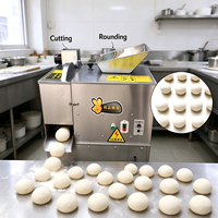 Machine commerciale automatique de division et de façonnage de pâte, coupe-pâte à boulettes, avec poids réglable, en acier inoxydable, pour la découpe en portions