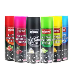 450ml HERIOS Hot Sale Multi Scents Dashboard Wax Polish Spray Silicone Spray