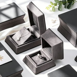 Premium PU Leather Ring Case Creative Mini Jewelry Organizer Unique Waist Design <b>Gift</b> <b>Box</b> for Stud <b>Earrings</b> - Product Image 5