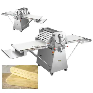 Máquina comercial para massa de macarrão e massa de pastelaria, linha de produção de croissants, máquina para fazer lanches e padarias