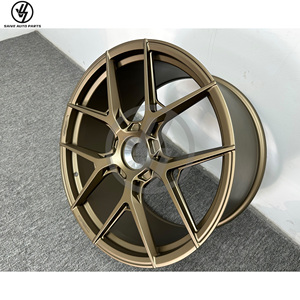 Nuevas Llantas de Aleación de Aluminio Forjado con Acabado Negro Multirradio y Bloqueo Central para 992 Turbo S 20-24 Pulgadas, Personalizables, 1 Año de Garantía - Product Image 2