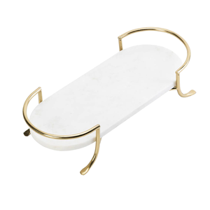 Fancy <b>Marble</b> Serving Tray Modern Living Room Handmade <b>Polished</b> Finish Dishwasher Safe Custom Size Excellent Quality - Product Image 1