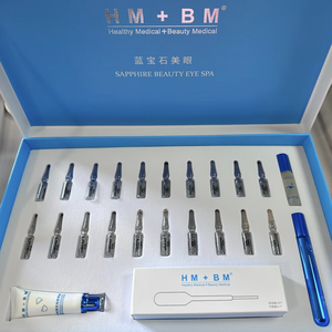 Kit de soin professionnel HA+BM Saphire Beauty Eye Spa : Masque et sérum raffermissants pour les yeux au peptide de cuivre bleu, pour appareil RF - Product Image 3