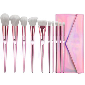 Lujo Rosa silicona diamante ceja delineador en polvo de alta calidad 10 piezas húmedo y salvaje juego de maquillaje con logotipo personalizado para uso facial - Product Image 1