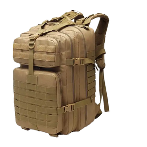 Tactical Backpack 36-56L MOLLE System Nylon Softback Unisex Zipper Closure Webbing Straps Interior Pocket - Product Image 1