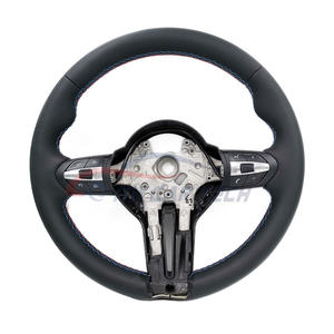 Volante M Performance in Pelle Completa con Inserti in Pelle Scamosciata per <span class=keywords><strong>BMW</strong></span> E46 M3 E82 335i E60 <span class=keywords><strong>BMW</strong></span> E39 M5 F32 335i - Product Image 1