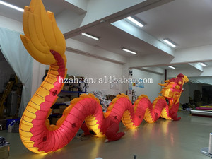 Kunden spezifische Loong Led Light aufblasbare chinesische Red <span class=keywords><strong>Dragon</strong></span> aufblasbare <span class=keywords><strong>Dragon</strong></span> Modell Ballon für <span class=keywords><strong>Dragon</strong></span> New Year - Product Image 5