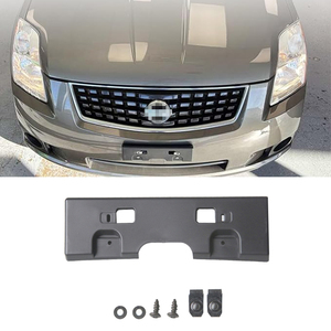 Support de <span class=keywords><strong>plaque</strong></span> d'immatriculation avant compatible avec Nissan Sentra 2007-2012, support de fixation pour <span class=keywords><strong>plaque</strong></span> d'immatriculation de pare-chocs avant, remplacement - Product Image 2