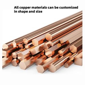 บัสบาร์ทองแดงแบบกำหนดเอง T2/T3 สำหรับสายดิน ขนาด 40/50/60 มม. ยาว 1 เมตร ชุบดีบุก/นิกเกิล บาร์แบน สำหรับกระแสไฟสูง ชิ้นส่วนหน้าสัมผัสทองแดงสีแดง - Product Image 2