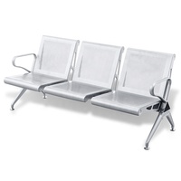 Banc d'attente avec accoudoirs pour réception, sièges d'aéroport, zone d'attente, pour bureau, banque, hôpital, école, salon de coiffure