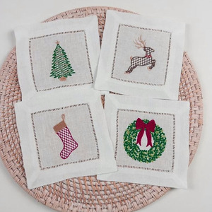 Thiết kế đẹp mix in vải khăn ăn in <span class=keywords><strong>Jacquard</strong></span> vải linen vải cưới Khăn ăn bảng - Product Image 3