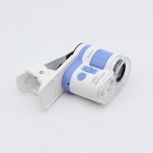 Kaca Pembesar Mikroskop <span class=keywords><strong>100x</strong></span> RJS.100M Penyangga Ponsel Pembesar Lampu LED Mikroskop UV Portabel Mini Pembesar Daya Tinggi - Product Image 1