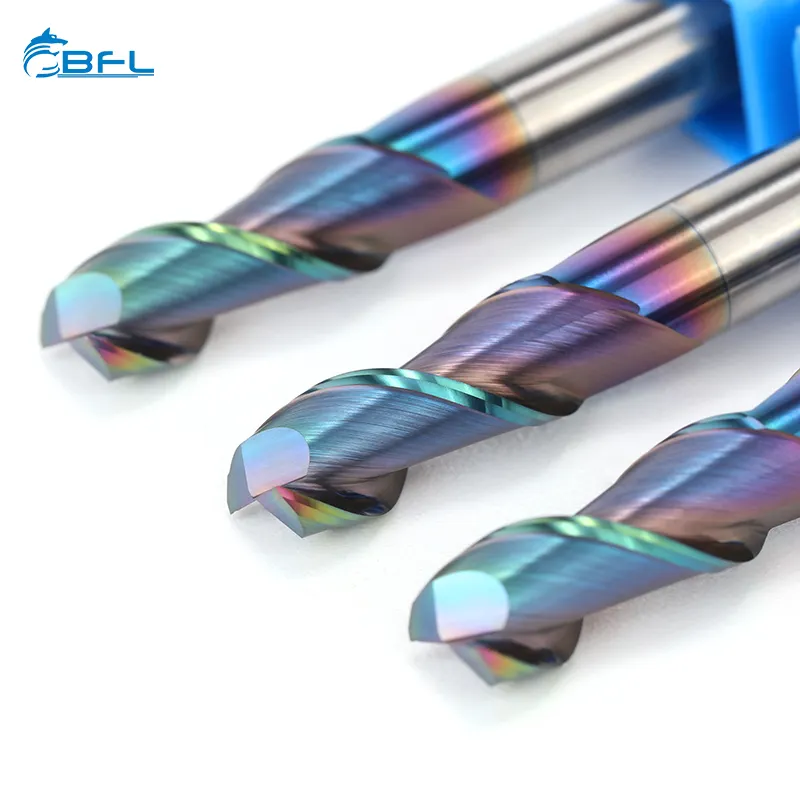 BFL 2 Flute surface Cutting Tools For Aluminum end mill With DLC Coating end mill cutting tools
