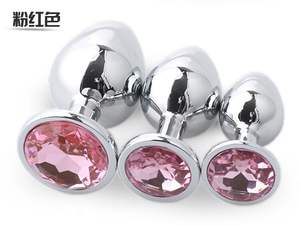 1 Set 3 Ukuran Metal <span class=keywords><strong>Butt</strong></span> <span class=keywords><strong>Plug</strong></span> Mainan Seks Anal Mainan Rayuan untuk Pria & Wanita Mainan Dewasa Seks Anal SM Mudah Dimasukkan Pelatih Anal - Product Image 3