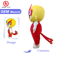 Costume gonflable de mascotte de dessin animé publicitaire Dragon personnalisé du fabricant du logo de la société d'inflatables publicitaires
