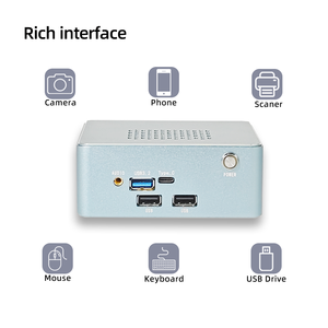 Newst NUC Mini Desktop Computer 12th Gen CPU 8GB RAM <b>M</b>.<b>2</b> DDR4 WiFi6 Win7/11/11/Linux OS Powerful I5 I7 Processor <b>SSD</b> Hard 067 Eg - Product Image 5