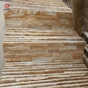 Panneau de parement mural en ardoise de <span class=keywords><strong>grès</strong></span> naturel collé pour l'intérieur et l'extérieur - Product Image 3