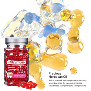 Cross-border Customized Herbal <strong>HAIR</strong> VITAMIN Wash-free <strong>Hair</strong> Care Capsule Essential Oil <strong>Hair</strong>-Loss Prevention OEM English <strong>Treatment</strong> - Product Image 3