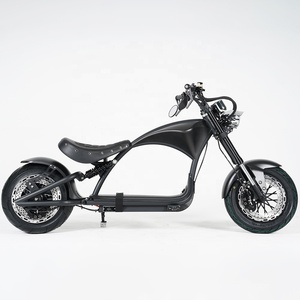 Patinete Eléctrico Mangosteen M1P <span class=keywords><strong>2000W</strong></span> en Stock Almacén Holanda UE, Scooter Tipo Chopper City Coco con Llantas Anchas - Product Image 4
