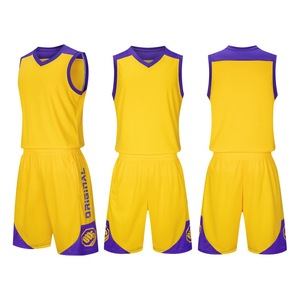 Ensemble d'uniformes de basketball en jersey pour hommes et femmes, vêtements d'entraînement, compétition universitaire, veste de sport d'équipe, personnalisation, séchage rapide - Product Image 5