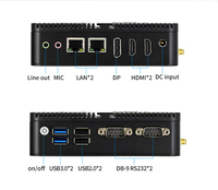 Mini PC N100 sans ventilateur, 8 ports USB, LAN, MSATA, disque dur 2,5 pouces, RAM DDR4, Windows 11, Linux, robuste, quadricœur, compatible AU, CN, EU, JP