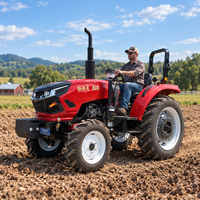 Nouveau tracteur agricole multifonctionnel 4x4 de 50 ch, 55 ch, 60 ch, 70 ch, 80 ch, 90 ch, mini-tracteur à 4 roues