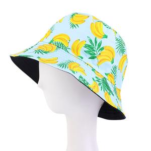 Sombrero de cubo de lona de dibujos animados Reversible de alta calidad para Unisex Four Seasons Color personalizado 3D bordado sublimación todo el logotipo impreso - Product Image 6