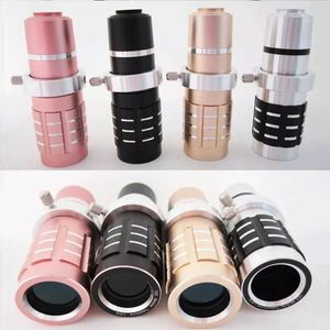 Metal 12X Telephoto Lens For Mobile Phones High Definition Universal External Telescopic Lens Aluminum Monoculars - Product Image 4