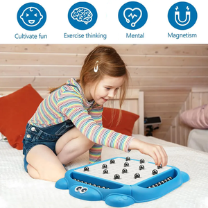 2025 Chất Lượng Cao Nam Châm Hội Đồng Quản Trị Trò Chơi 40Pcs Từ Đá Chiến Lược Trò Chơi Thiết Lập Bên Gia Đình Trò Chơi Cho Trẻ Em Nâng Cấp Từ Cờ Vua - Product Image 2