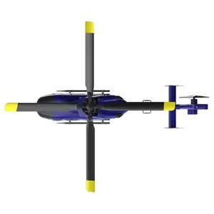 6-Axis Gyro 2,4G 4CH Single Blade Electric Flybarless RC Helicóptero de control remoto RTF