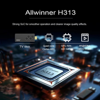Dispositivo de Transmisión G96 Stick Android TV Stick 4K, WiFi de Doble Banda H313, Reproductor Multimedia IPTV NF OTT, Mirror Link