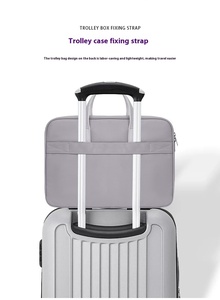 Mới Máy Tính Xách Tay Túi 13.3 14 <span class=keywords><strong>15</strong></span> <span class=keywords><strong>15</strong></span>.6 Inch Máy Tính Xách Tay Pouch Túi Đối Với MacBook Không Khí Pro 16 Trường Hợp Xiaomi Túi Xách Kinh Doanh Cặp - Product Image 6