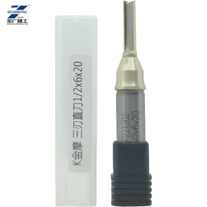 ZHIGUANG Cnc Machine 3 Flutes Straight drill bits for wood