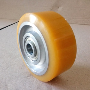 ロングワーキングホイール125x50/54-20mmリンデ0009934509ソリッドポリウレタン支持キャスターロードホイール - Product Image 3