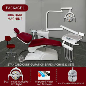 Alta qualità unità clinica ospedaliera dispositivo medico Foshan sedia dentale in vendita; Metallo rotante in plastica fonte di energia elettrica - Product Image 2