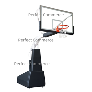Support de <span class=keywords><strong>basket</strong></span>-ball portable à hauteur réglable avec roues, idéal pour l'entraînement et la compétition professionnels – Meilleures ventes - Product Image 3