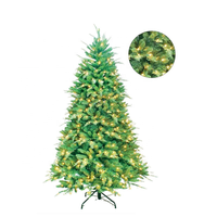 Arbre de Noël Artificiel Géant Pré-Éclairé de Haute Qualité avec Socle, Aiguilles de Pin Écologiques – Vente en Gros
