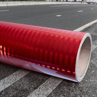 Matériel pour panneaux de signalisation routière en PMMA bleu haute visibilité, film réfléchissant prismatique de qualité diamant, auto-adhésif, déchirable, marque 3H