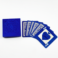 Cartes à jouer de poker en PVC de haute qualité, logo personnalisé RFID, souvenir pour enfants, 100% plastique, jeu de poker EPT