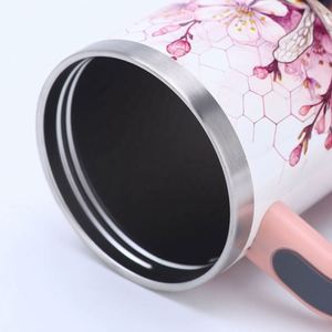 แก้วน้ำสแตนเลสขนาด 40 ออนซ์ พร้อมหูจับและฝาปิดแบบหลอดดูด  รักษาสิ่งแวดล้อม  สามารถใส่โลโก้ได้  ใช้ซ้ำได้  ใส่ในที่วางแก้วได้  แก้วเก็บความร้อน/เย็น - Product Image 3