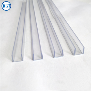 Profilo di Protezione per Bordi in Vetro in <span class=keywords><strong>PVC</strong></span> Grigio a Forma di U da 6 mm - Product Image 5