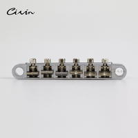 OEM CIVIN CZB11 Good Quality Cheap Zinc Alloy Silver Black LP Electric Tremolo Guitar Bridge Parts