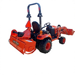 Mini tractor Kubota BX2380 4x4 de 20HP con 3 años de garantía, tractor rojo para jardín Kubota, incluye motor de transmisión por engranajes y caja de cambios. - Product Image 1